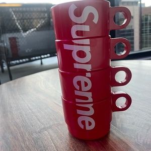 Supreme Stacking Cups (Set of 4) Red *BRAND NEW*